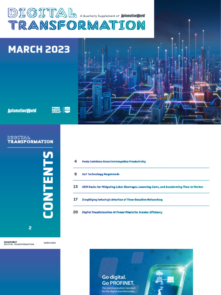 Digital Transformation Digital Edition March 2023 Pdf Automation
