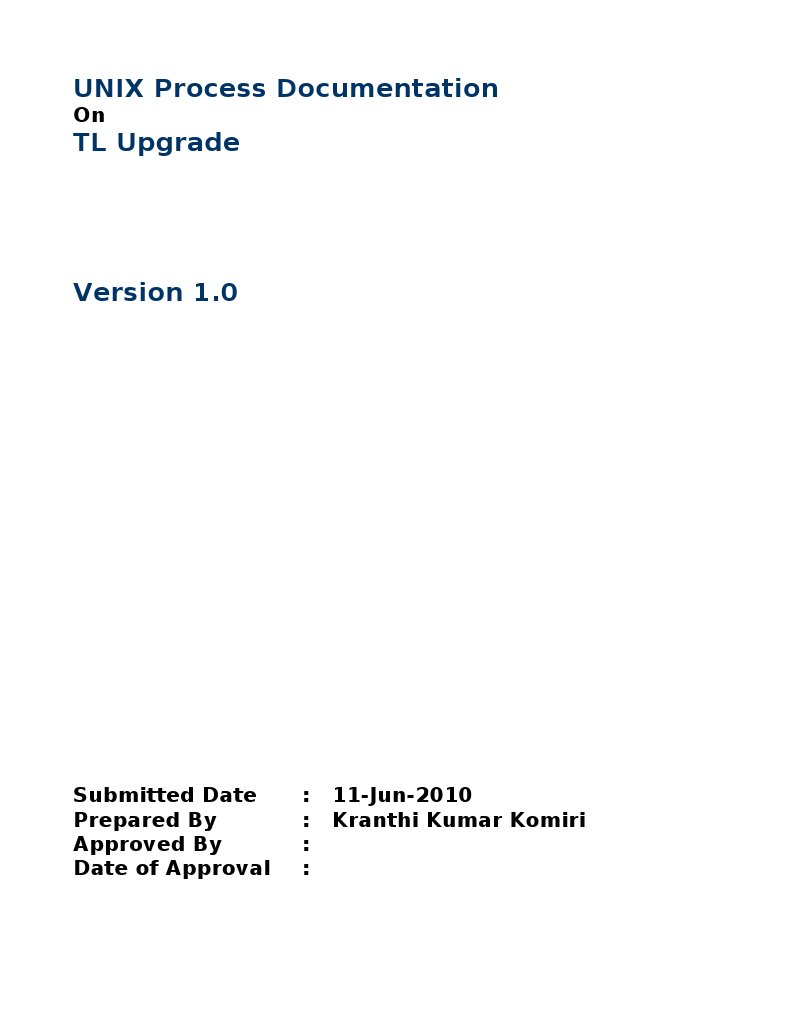 UNIX Process Documentation TL Upgrade | PDF | Installation (Computer ...