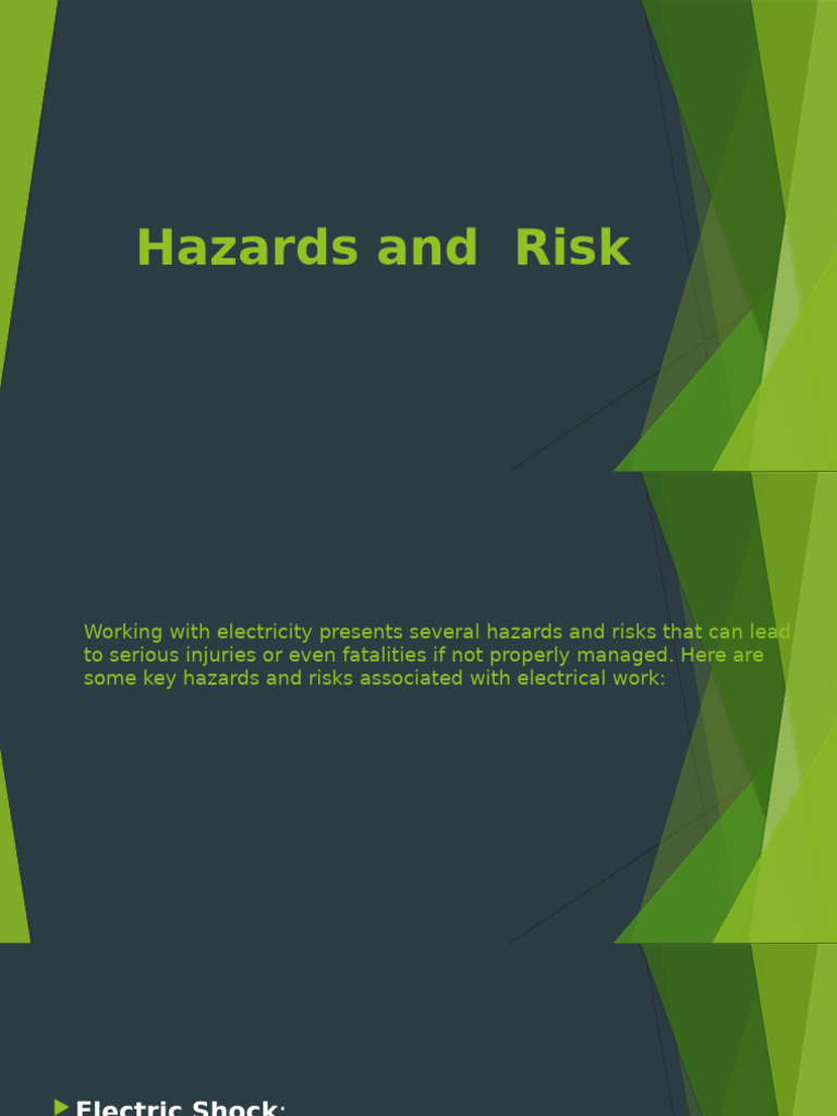 Electrical Hazards and Safety Measures | PDF | High Voltage | Electric Arc