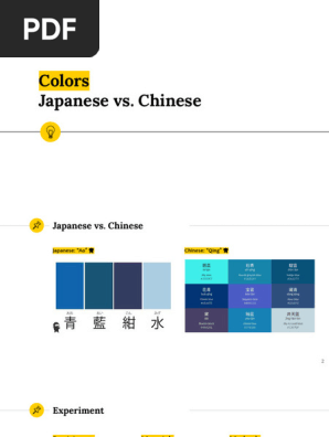 Color JPN vs. CN