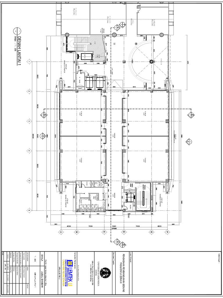 Denah Lantai 1 Fasilkom UI | PDF