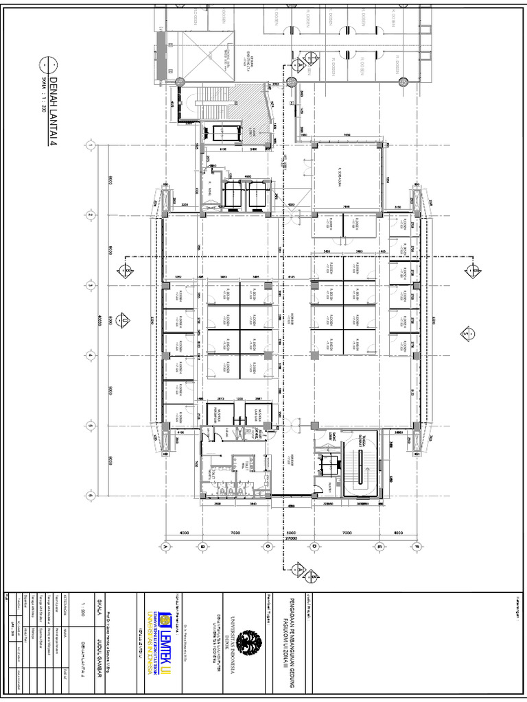 Denah Lantai 4 Gedung Fasilkom UI | PDF
