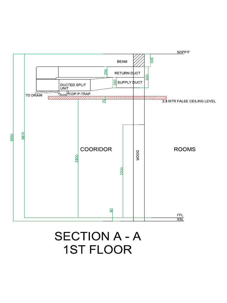 Family Visitor - 1st Floor - False Ceiling Issue (Section) | PDF
