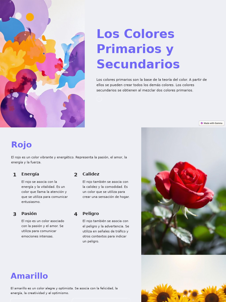 Colores Primarios y Secundarios | PDF | Color | Rojo