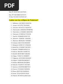 Cheats Pokemon Esmeralda