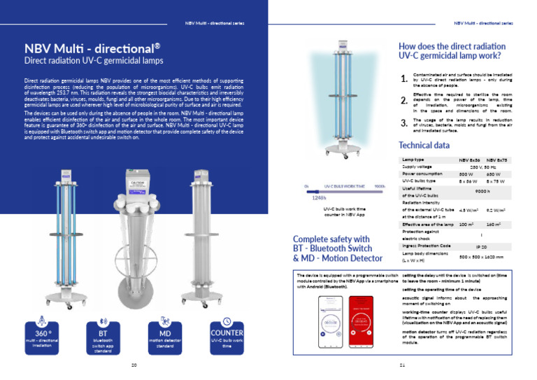ULTRAVIOL Product Catalogue - WEB PDF | PDF | Ultraviolet | Disinfectant
