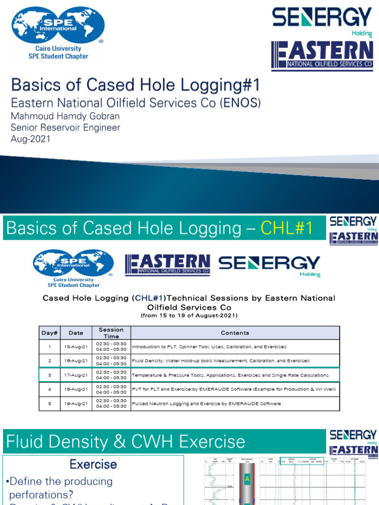 Cased Hole Logging Basics and Tools | PDF | Pressure | Density