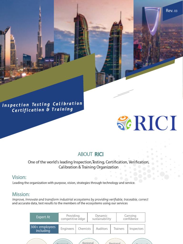 RICI Company Profile | PDF | Nondestructive Testing