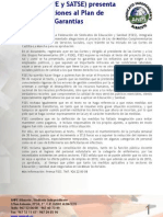 Alegaciones al Plan de Garantias