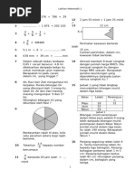 Latihan Matematik Tingkatan 1 | PDF