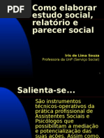 Como Elaborar Estudo, Parecer e Relatorio Social