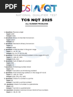 TCS NQT - Coding Sheet by Arsh - Sheet1 | PDF | Numbers | String ...