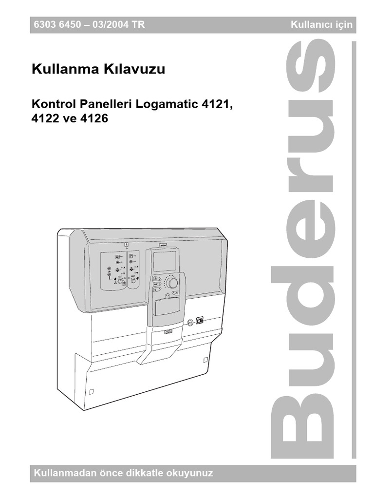 Buderus Logamatic 4121 | PDF