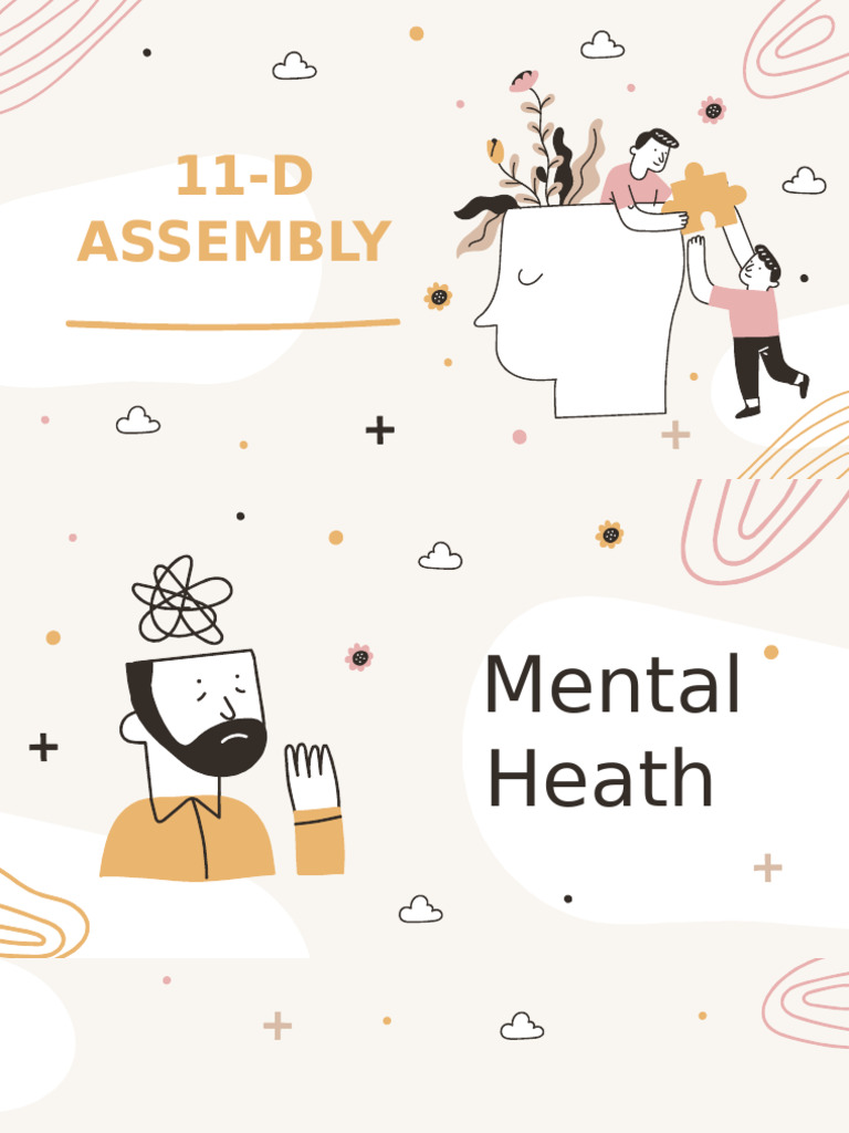 Youth Mental Health First Aid Workshop - by Slidesgo | PDF | Self ...