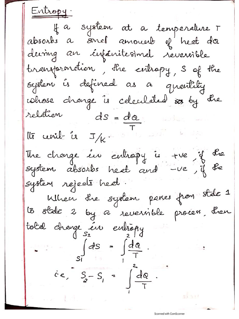 Entropy, New Notes | PDF