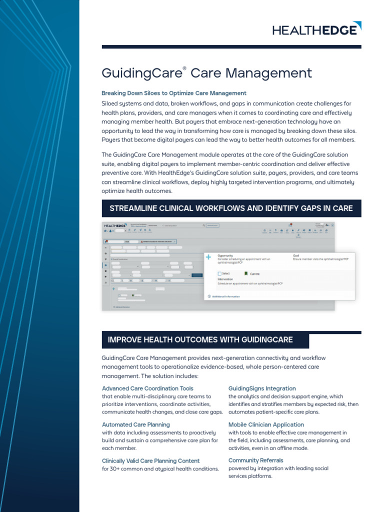 Guidingcare Care Management | PDF | Business