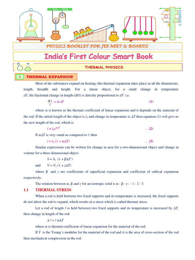Thermal Expansion and Stress Principles | PDF | Thermal Expansion | Heat