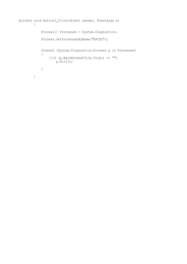 Kill Process | PDF