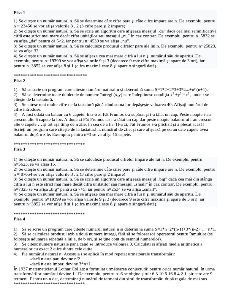 Fise - Instr Repetitive | PDF