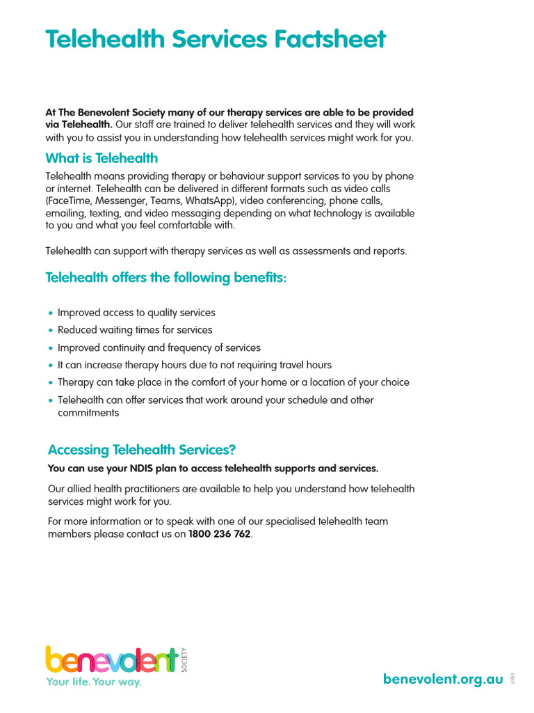 Telehealth Services Overview and Benefits | PDF | Self-Improvement