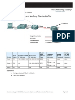 8.3.3 Configuring and Verifying Standard ACLs