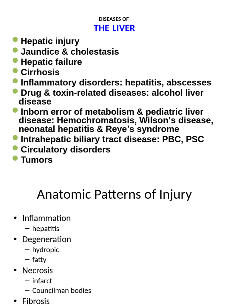Diseases of The Liver | PDF | Hepatitis | Hepatitis B