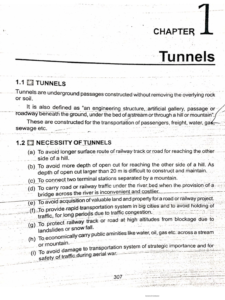 Tunnels | PDF