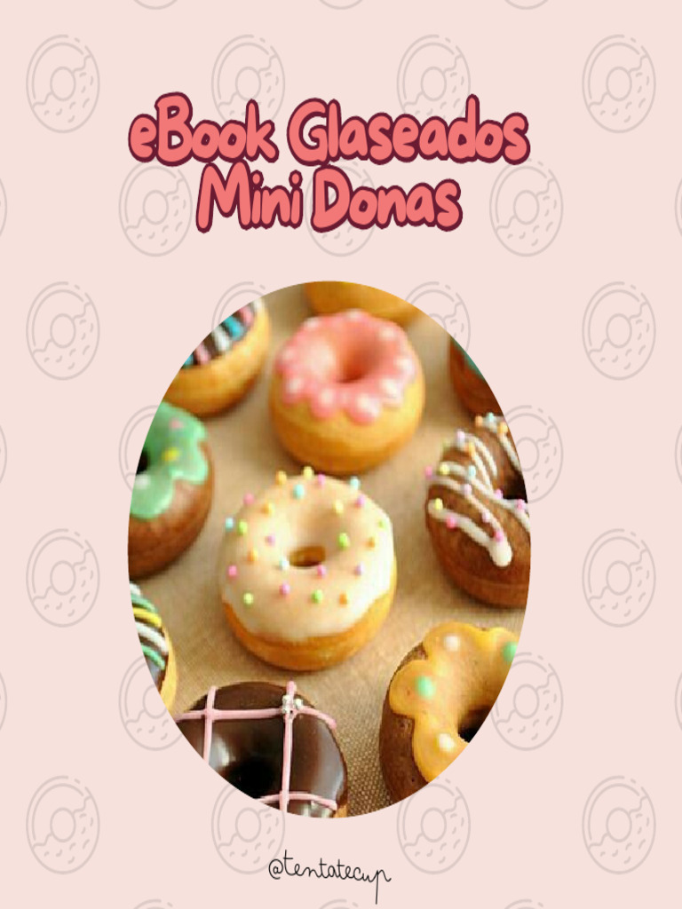 Glaseados Minidonas Pdf Chocolate Cocina