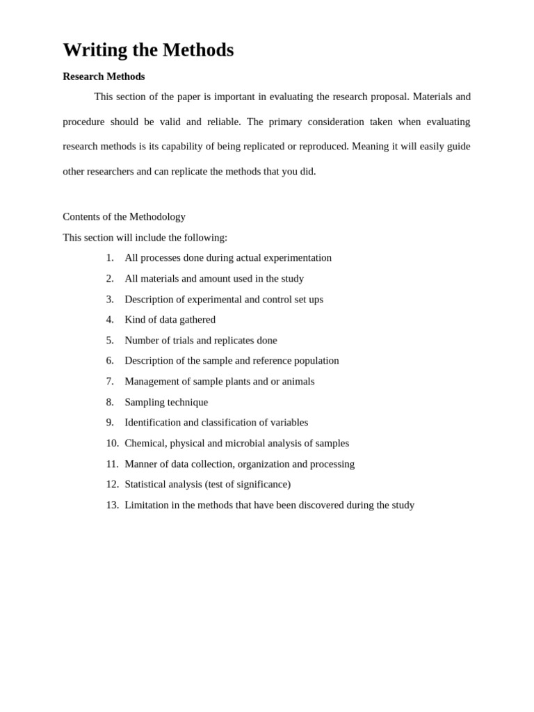 Research Methods and Materials Overview | PDF | Chromatography | Experiment