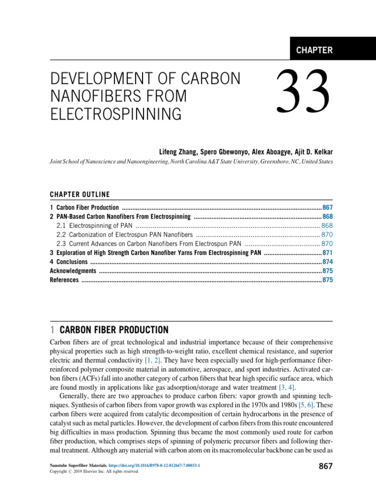 Carbon Fiber Production | PDF | Fibers | Carbon