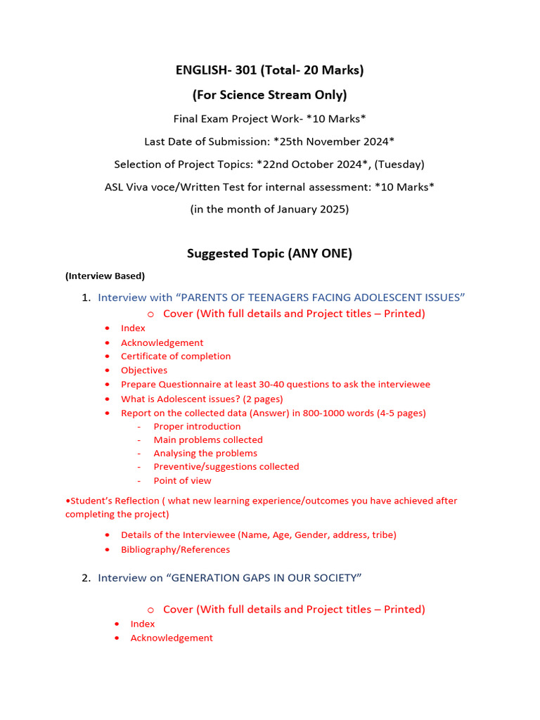English Project. | PDF