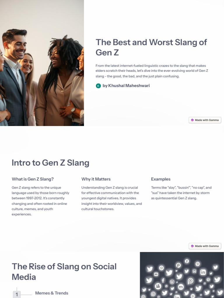 Understanding Gen Z Slang Trends | PDF | Slang | Human Communication