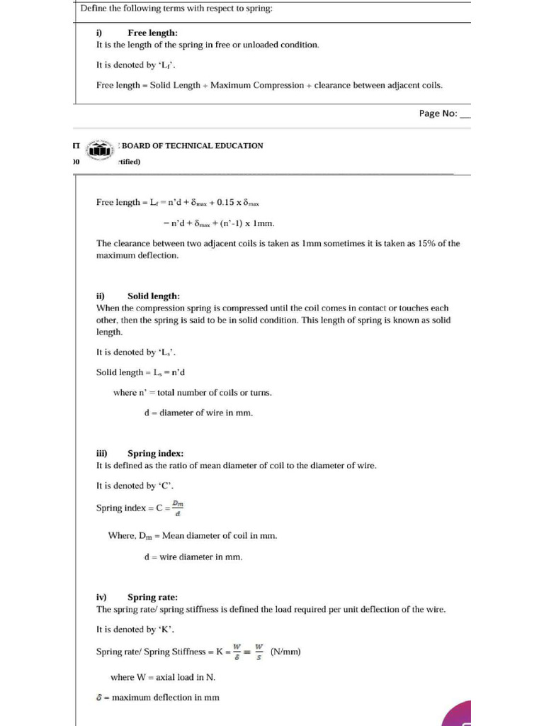 Spring - MSBTE Questions Answers | PDF