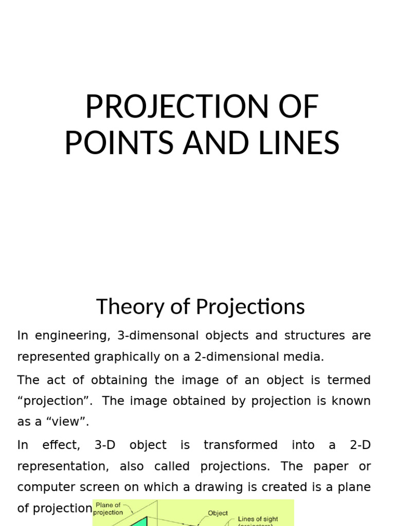 Understanding Projections in Engineering | PDF | Geometry | Mathematics