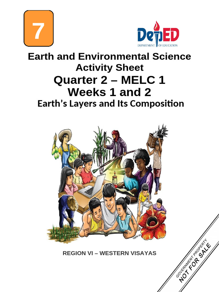 Las in earth and environmental science 7 activity sheet q2 m1 final