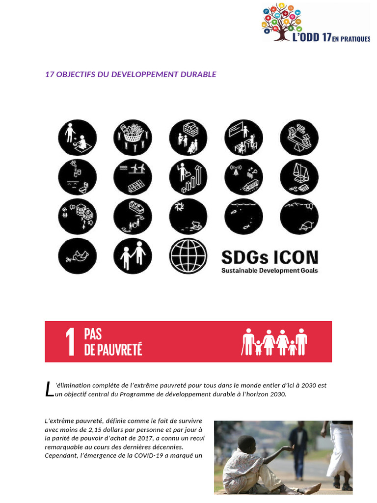 17 Objectifs du Développement Durable | PDF | Développement durable ...
