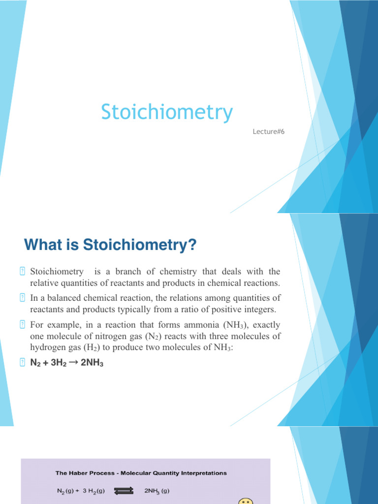 Stiochiometry | PDF