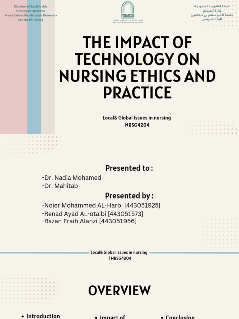 Technology's Impact on Nursing Practice | PDF | Electronic Health ...