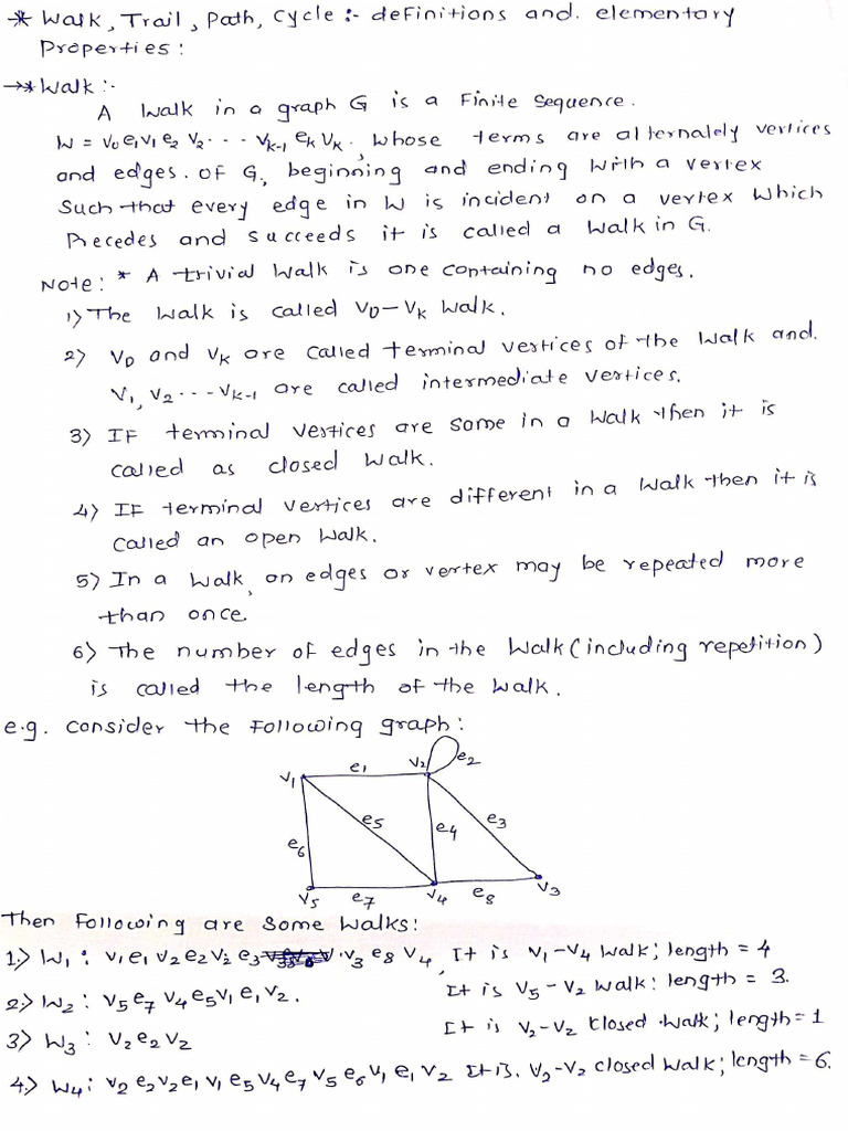 Unit2 - Graphs and Operation On Graphs-II | PDF