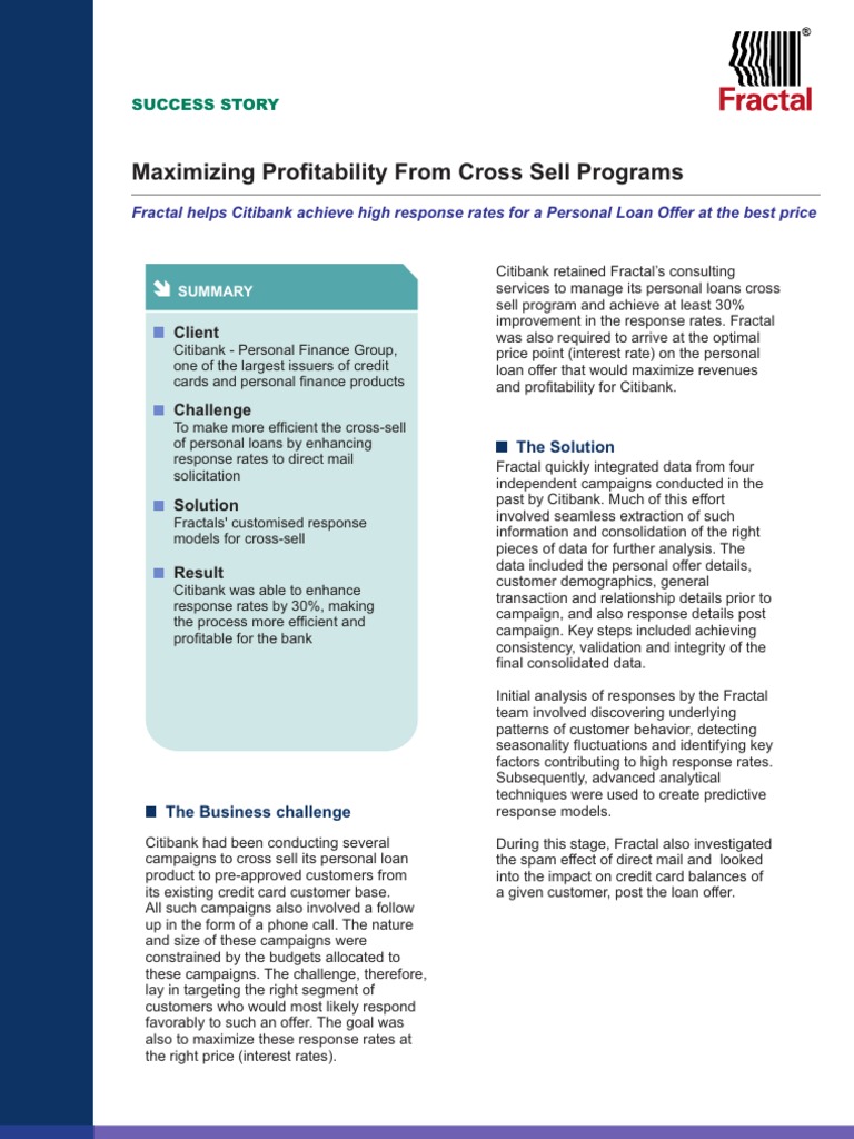 Enhancing Personal Loan Cross-Sell Success | PDF | Analytics | Credit Card
