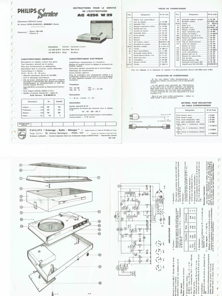 Philips Ag 4256 W 29 | PDF
