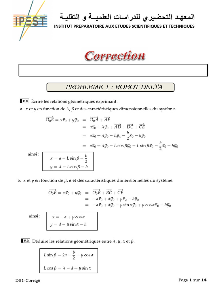 2-DS1 PC-09-10-2021 - Corrigé | PDF | Phénomène physique | Ingénierie ...