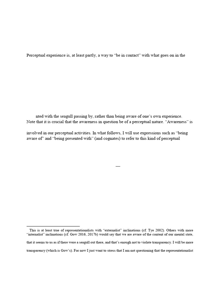 Chapter+9 Torrengo Final 8aug2022 | PDF | Experience | Perception