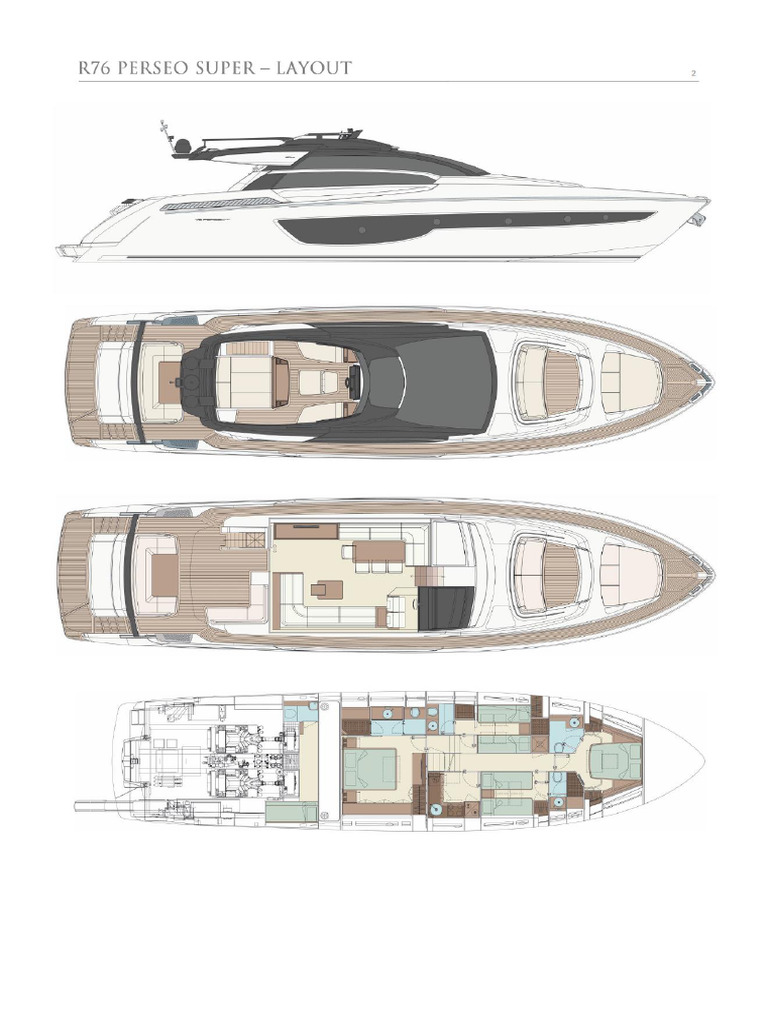 Riva 76 Perseo Super Layout GA | PDF