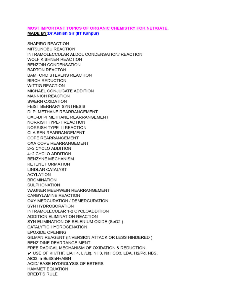 csir-net-gate-organic-chemistry-important-topics-pdf