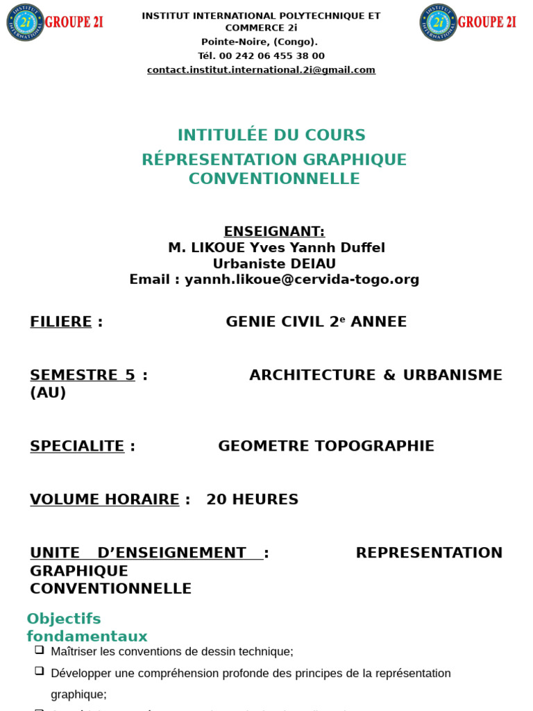 Guide de représentation graphique 2i | PDF | Dessin technique | Crayon