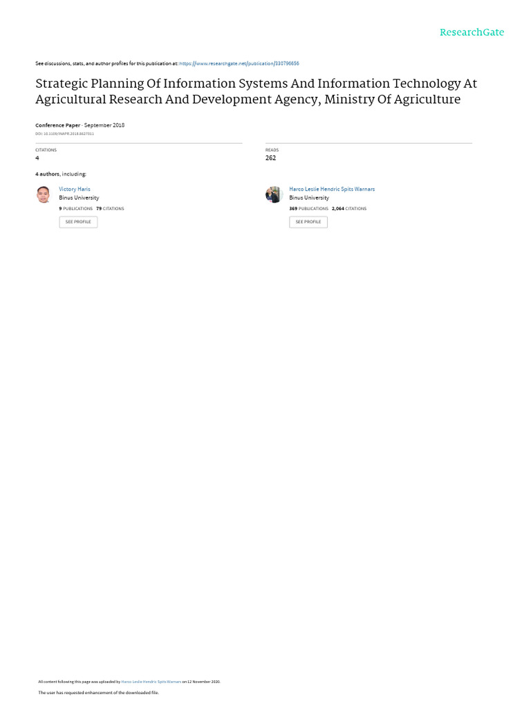 Introduction To Agricultural Information Systems 1 | PDF | Swot ...