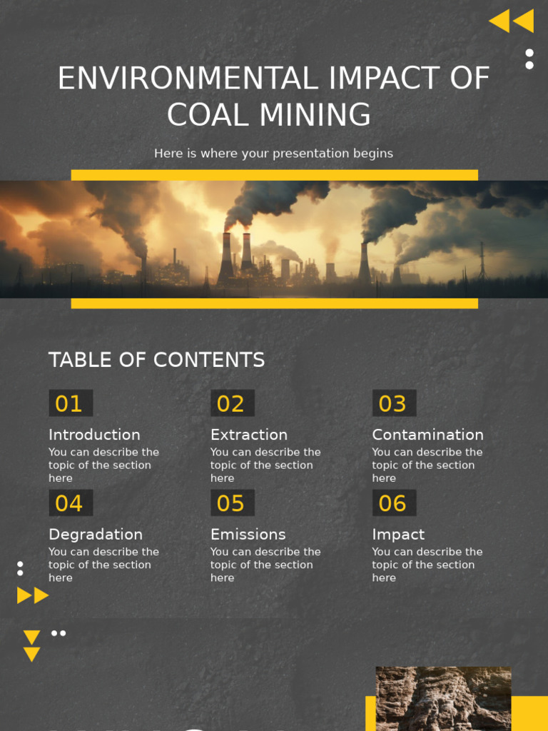 Environmental Impact of Coal Mining by Slidesgo | PDF | Planets | Venus