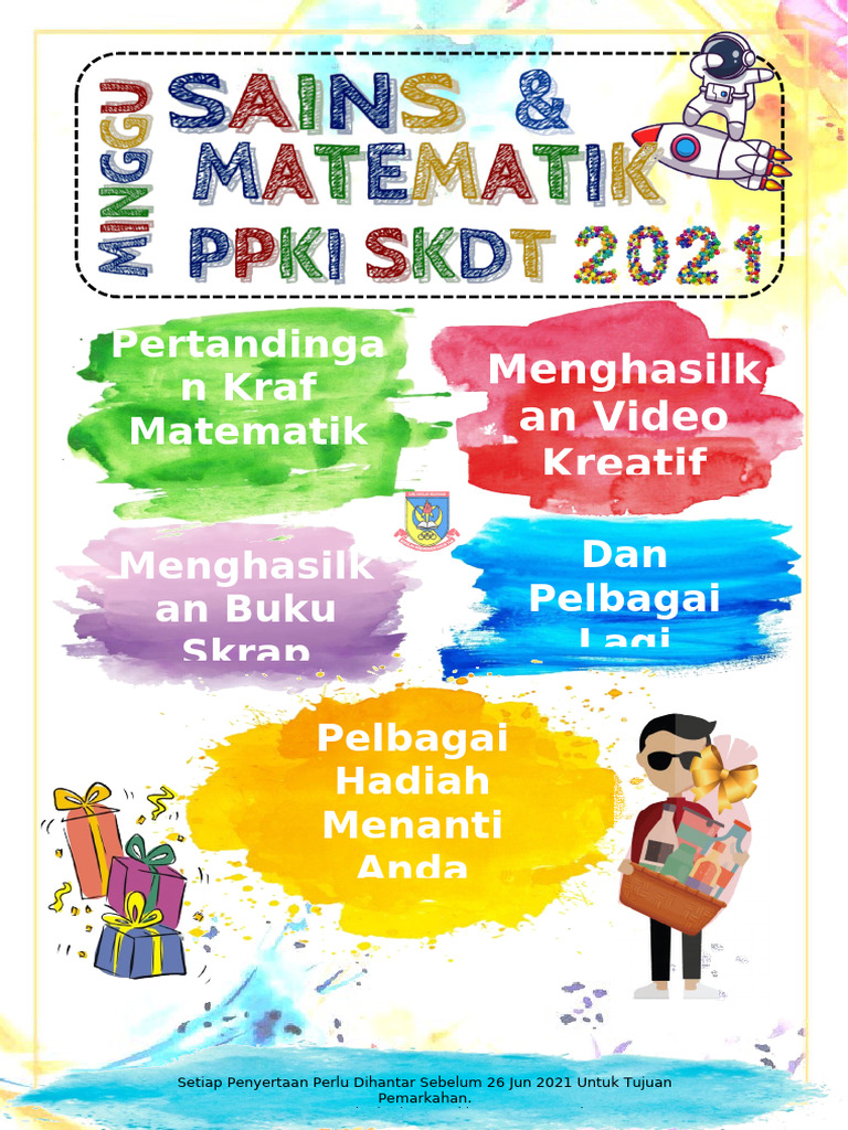 Poster Minggu Math and Science | PDF