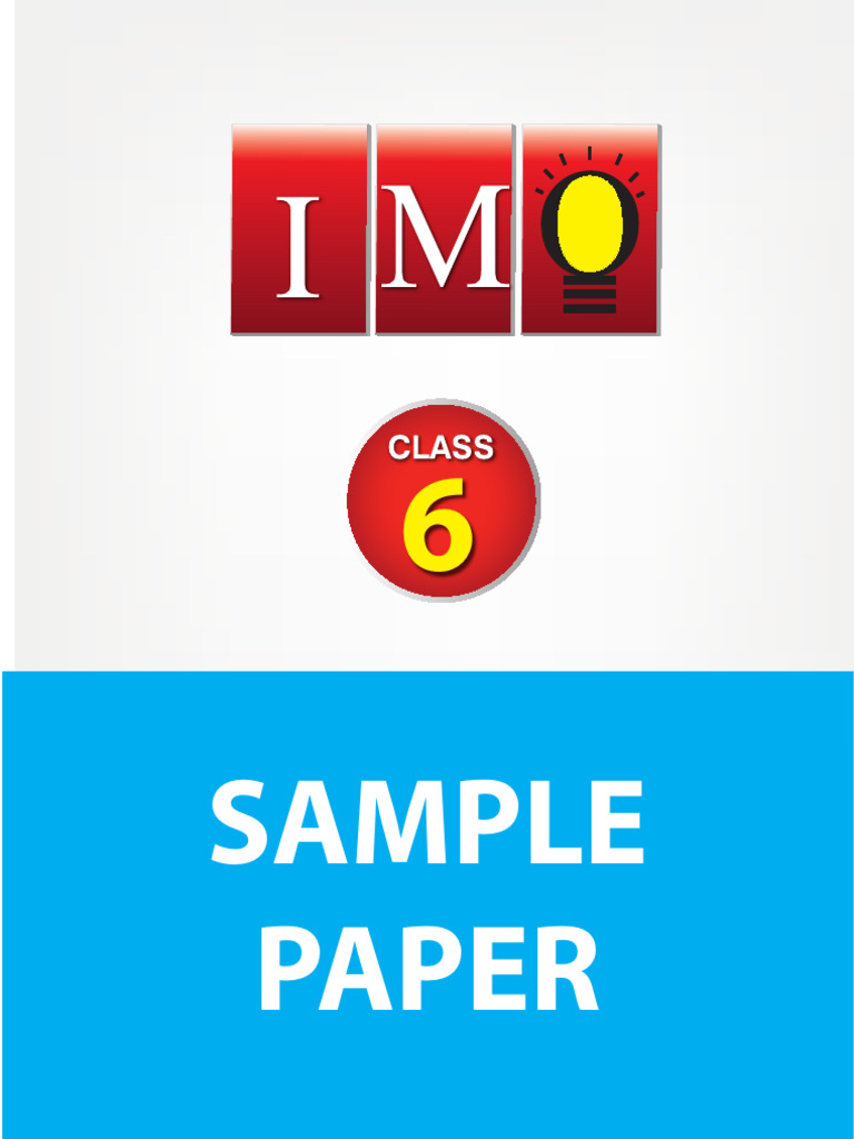 IMO Class 6 Sample Paper Analysis | PDF | Area